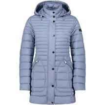 Betty Barclay Damen Steppjacke mit Abnehmbarer Kapuze 40, Country Blue - 40