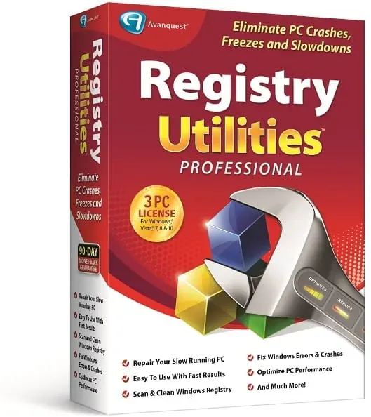 Registry Utilities Professional, English