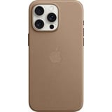 Apple Feingewebe Case mit MagSafe für iPhone 15 Pro Max Taupe