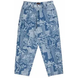 Santa Cruz Herren Big Jeans (Größe M, stonewash collage)