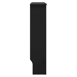 vidaXL MDF Heizkörperverkleidung Schwarz 78 cm