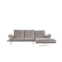 KOINOR Ecksofa Echtleder Francis ¦ braun ¦ Maße (cm): B: 314 H: 93 T: 159.0
