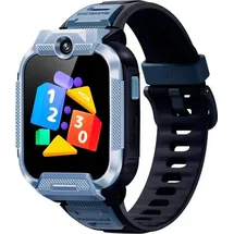 Mibro Z5 4G BT 42 mm Kunststoffgehäuse Blau Silikonarmband Blau M