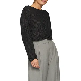 s.Oliver Fließendes Langarmshirt mit Glitzerstreifen - 36