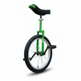 green slide Einrad 20 Zoll Edge Grün, Freestyle (Tricks-Vierkantgabel), Aluminiumfelge, Sattel, Griff