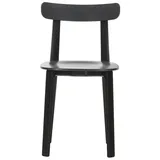 Vitra Stuhl All Plastic Chair graphitgrau, Designer Jasper Morrison, 76x42.5x46 cm