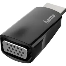 Hama Video-Adapter HDMI-Stecker - VGA-Buchse Full-HD 1080p Schwarz