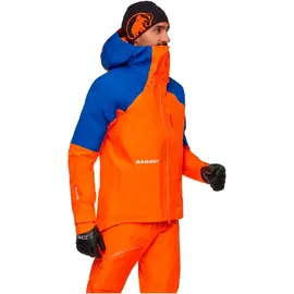 Mammut Eiger Nordwand Advanced Hardshell Gore-tex® Jacke - Eiger Orange / Eiger Blue - L