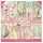 Stamperia Scrapbooking Block Katze und Orchidee 10 Blätter 30,5 cm x 30,5 cm