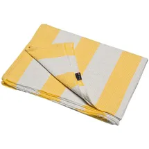 David Fussenegger Wohndecke Mare 'Blockstreifen' 140 x 200 cm Gelb)
