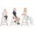 roba Babyhochstuhl Sit Up Flex - Mitwachsender Hochstuhl aus Holz - Verstellbarer Kinderhochstuhl mit Schrittgurt - ab 6 Monaten bis 70 kg - Cashmere/Beige