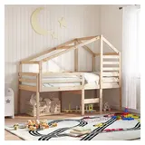 vidaXL Dach für Kinderbett 198x97x113 Cm Massivholz Kiefer