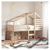 vidaXL Dach für Kinderbett 198x97x113 Cm Massivholz Kiefer