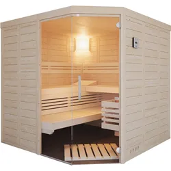 Infraworld Infrarotkabine Solido Complete 209 Ecke Eckeinstieg links