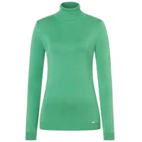 More & More Rollkragenpullover in soft warm green |