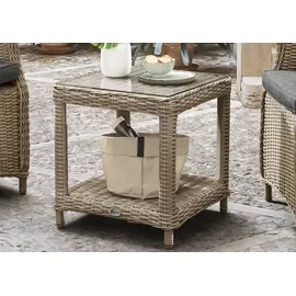 Destiny Balkonset Luna Merano 2 Sessel + Beistelltisch natur meliert