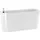 LECHUZA Delta 20 Komplettset 40 x 15 x 18 cm weiß hochglanz