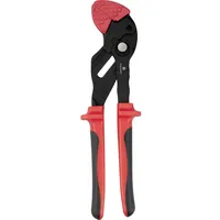 TOOLCRAFT TO-9616521 Greifzange mit glatten Greifbacken Schlüsselweite (metrisch) 44.6