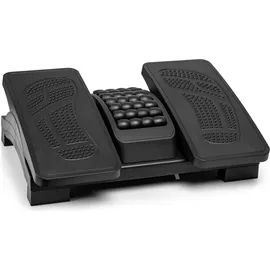 OEM Ergonomische Fußstütze Büro Fußablage Verstellbar Massagefunktion Rutschfest Schwarz 43x32 cm - Schwarz