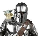 Metamorph Kostüm Star Wars - The Mandalorian Das Kind Grogu Schulte, Ein machtsensitives Kind macht sich auf jeder Schulter gut! grau