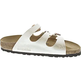 Birkenstock Damen Pantolette Florida BS beige Gr. 38 - 38 EU Schmal