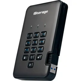 Istorage diskAshur Pro2 SSD 8TB FIPS (8000 GB), Externe SSD Grau