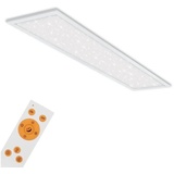 Briloner LED-Panel Pallas, weiß, dimmbar, CCT, 119,5x29,5cm