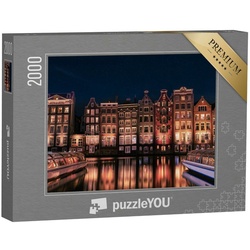 puzzleYOU Puzzle Die tanzenden Häuser von Amsterdam, Niederlande, 2000 Puzzleteile, puzzleYOU-Kollektionen Amsterdam