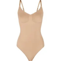 MIDOYA Tanga BodiieTM - Dein formender Wohlfühl-Bodysuit Braun / XS/S - Tanga BodiieTM - Braun - XS/S