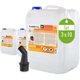 Höfer Chemie Flambiol Bioethanol 96,6% Premium 10 l 3 St.