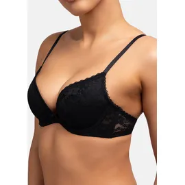 DORINA Push-up-BH Sonia (2-tlg) mit vorgeformten Cups schwarz 70
