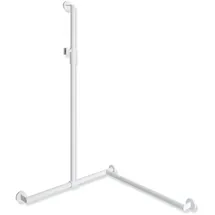 Hewi System 900 Duschhandlauf mit Haltegriff 1250 x 765 x 765 mm weiß