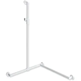Hewi System 900 Duschhandlauf mit Haltegriff 1250 x 765 x 765 mm weiß
