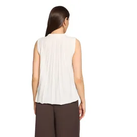 Cartoon Stricktop mit Rundhalsausschnitt Weiß 40