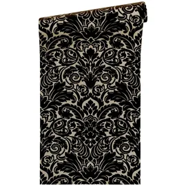 Architects Paper Vliestapete Castello 0,52 m x 10,05 m schwarz 335834