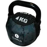 sveltus 1101 Soft Kettlebell 4kg Krafttraining Bootcamp Gewichte Neopren Hantel, schwarz