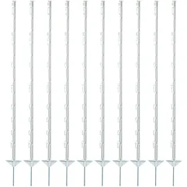 ELECTRA Kunststoffpfahl 125 cm Weiß