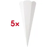 Folia Schultüten Rohlinge 68cm weiß