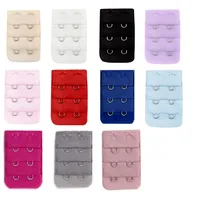 Kissa 1 Verlängerung BH, 2 Haken, Dessous, Dekolleté 3,5 x 5 cm Gr. Einheitsgröße, Schwarz - Einheitsgröße