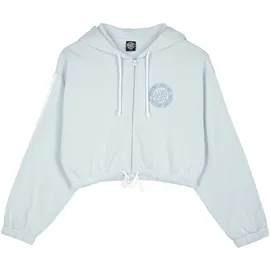 Santa Cruz Hoodie Check Outline Ringed Dot Zip in Blau | Gr.: 12