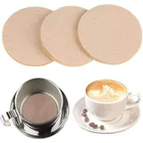 100 Stück Kaffeefilter, 2025 verbesserter runder Kaffeefilter für Zuhause, Büro, Café, Papier, Mokkakanne, Espresso, Teesieb, Einweg-Kaffeefilter (60 mm)