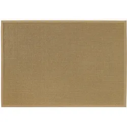 Sisalteppich DEKOWE "Mara S2 mit Bordüre Spezial", beige (natur), B:67cm H:5mm L:150cm, Sisal, Teppiche, 100% Sisal, auch als Läufer, Wohnzimmer