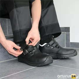 FHB Sicherheitsstiefel EN 20345:2004/A1:2007 S3 Norbert Gr. 45 Kuhleder schwarz