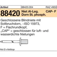Gesipa CAP-Blindniete Alu/Stahl 3,2 x 8 S
