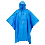 Schietwetter Regenjacke Herren Regenponcho "Schauerregen Eva" blau