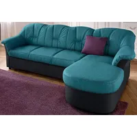 DOMO collection Eckcouch Kunstleder 3-Sitzer Schwarz
