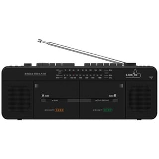 Kassettenrekorder, Doppel-Tape-Player mit FM/SW/WM-Radio, MP3/U-Disk, TF-Kartenwiedergabe, Ein-Klick-Aufnahme/Transkription, tragbares Musikgerät