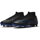 Nike Zoom Superfly 9 Academy FG/MG schwarz/silber/blau - 41