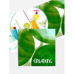 Einladungskarten Geburtstag selbst gestalten mit Spruch und Fotos im Onlinedesigner bei Meine-Kartenmanufaktur.de