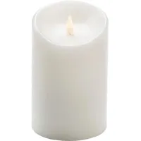 Konstsmide LED Echtwachskerze 16 cm weiß